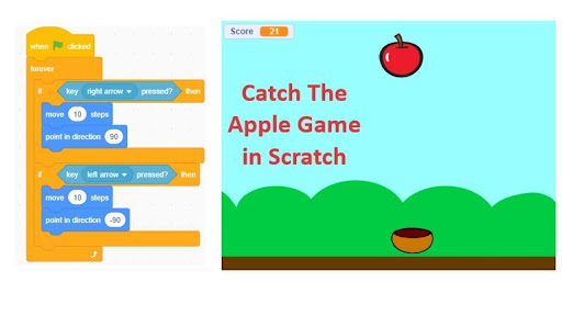 catch the apple game in scratch