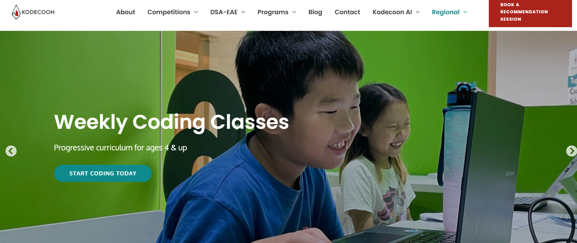 kodecoon codding classes